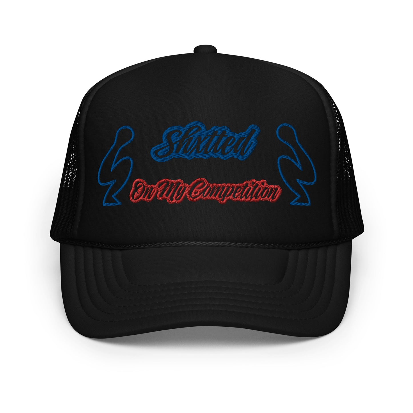 SHXTTED Trucker Hat (Red and Blue Logo)