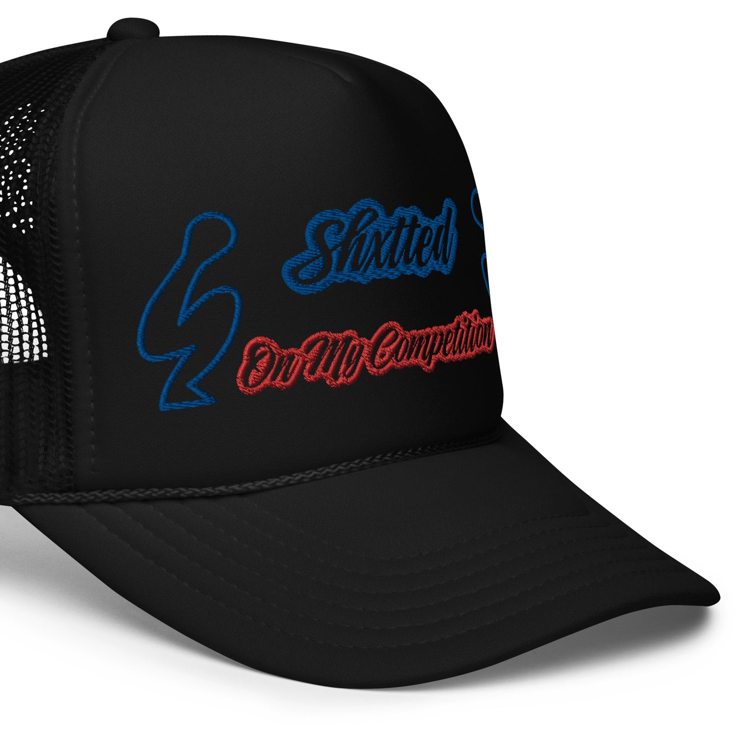 SHXTTED Trucker Hat (Red and Blue Logo)