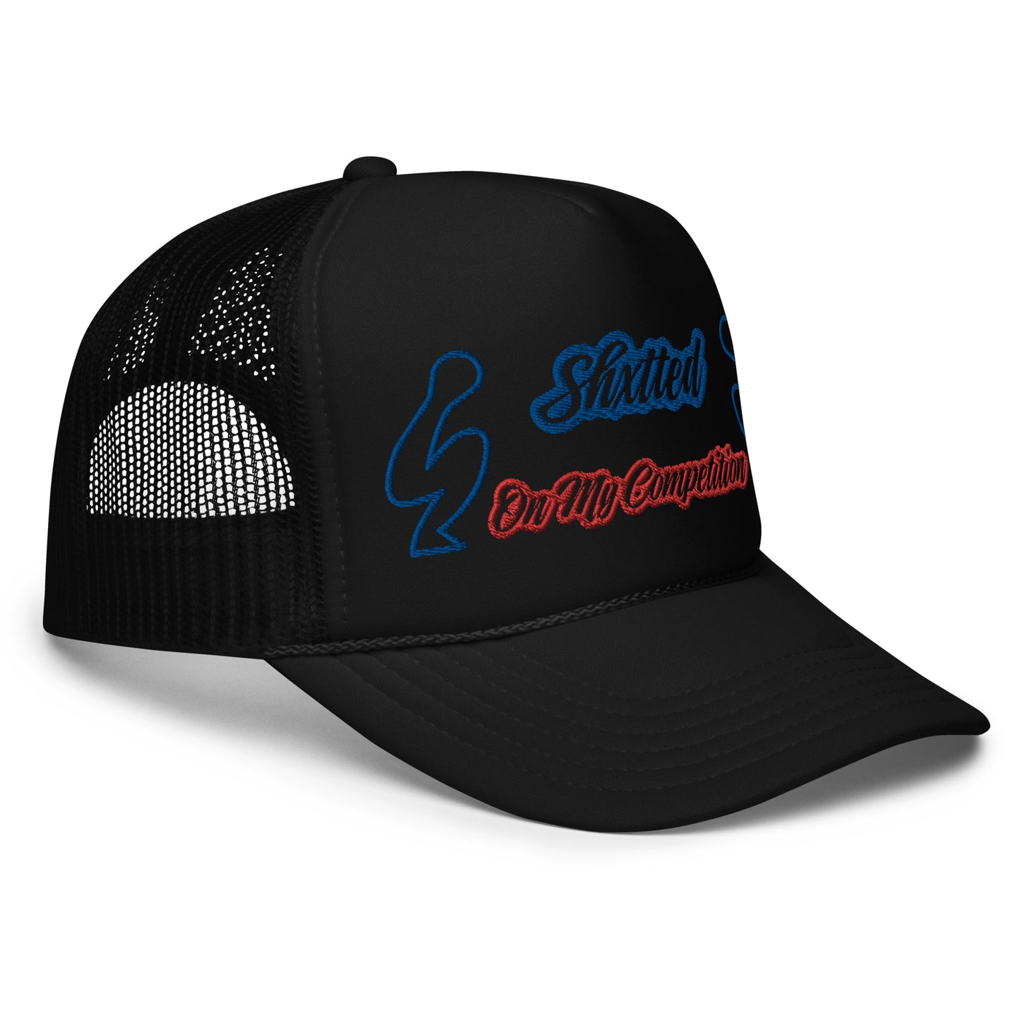 SHXTTED Trucker Hat (Red and Blue Logo)