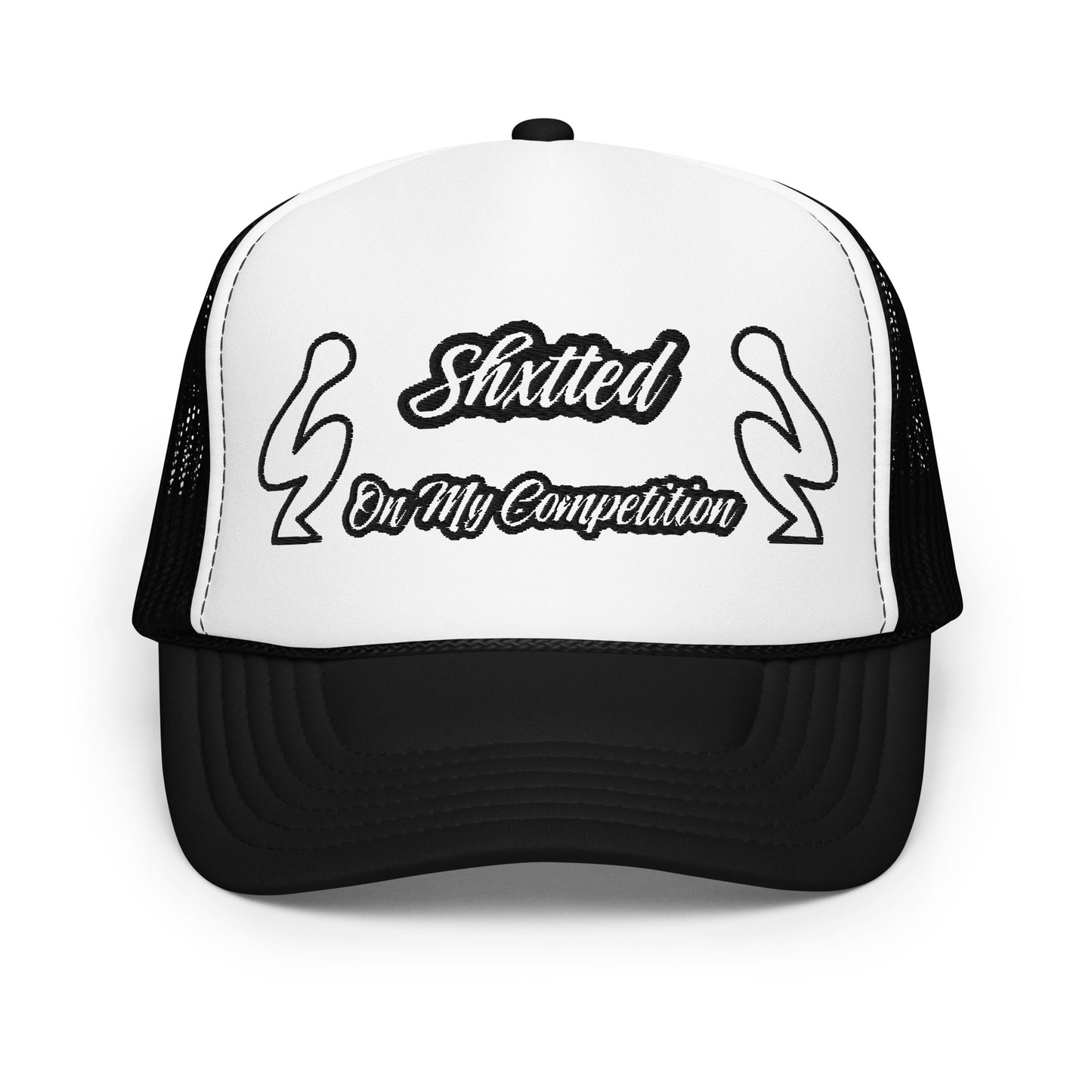 SHXTTED Trucker Hat (Black Logo)