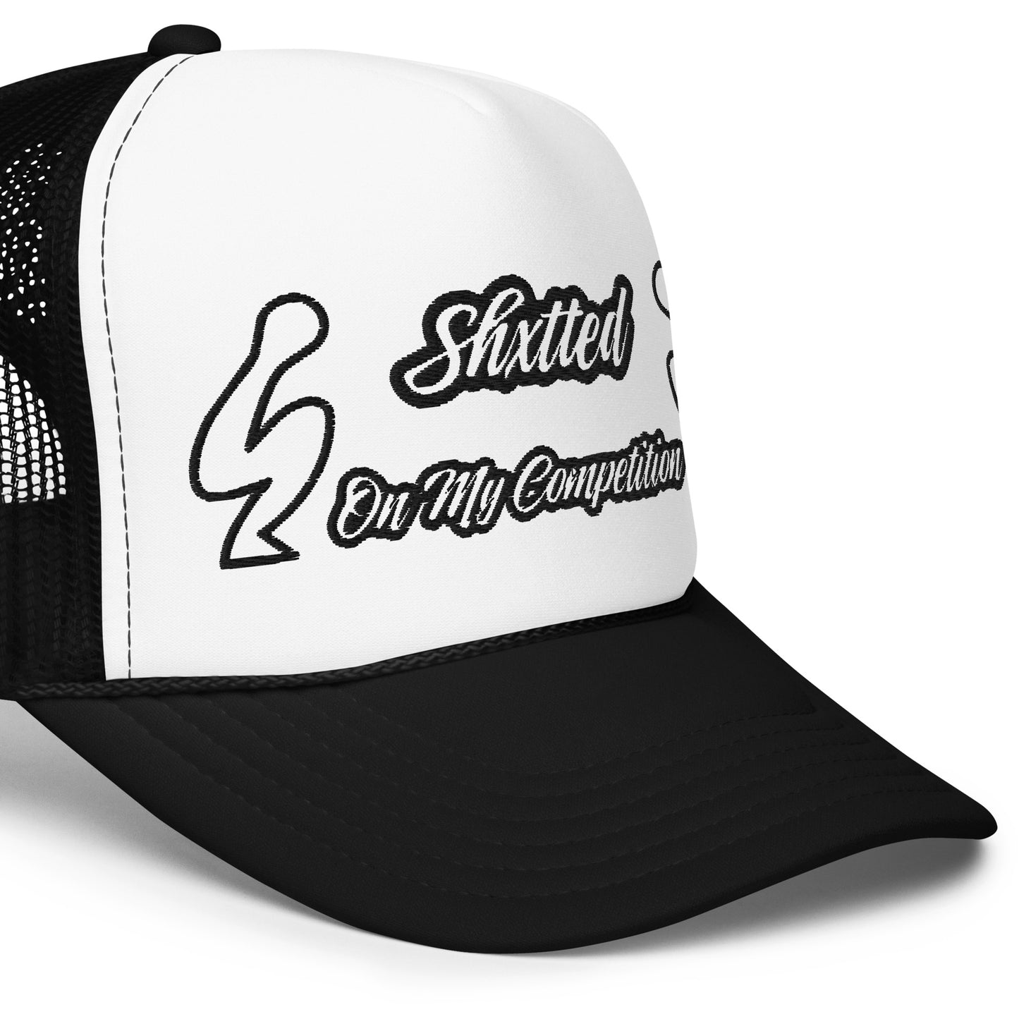 SHXTTED Trucker Hat (Black Logo)