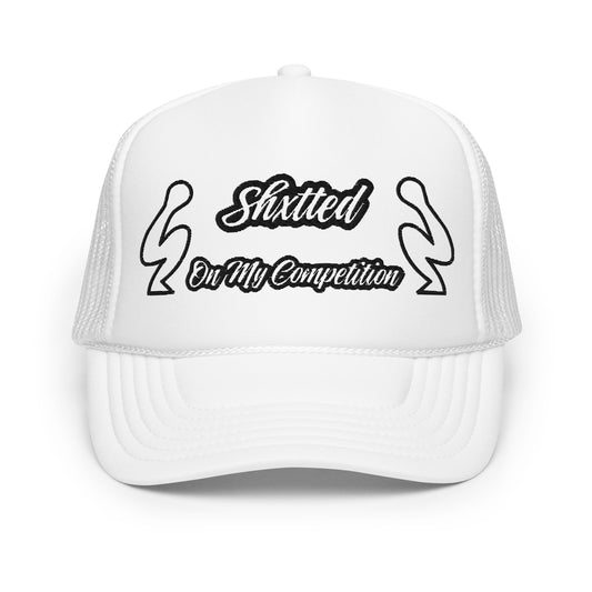 SHXTTED Trucker Hat (Black Logo)