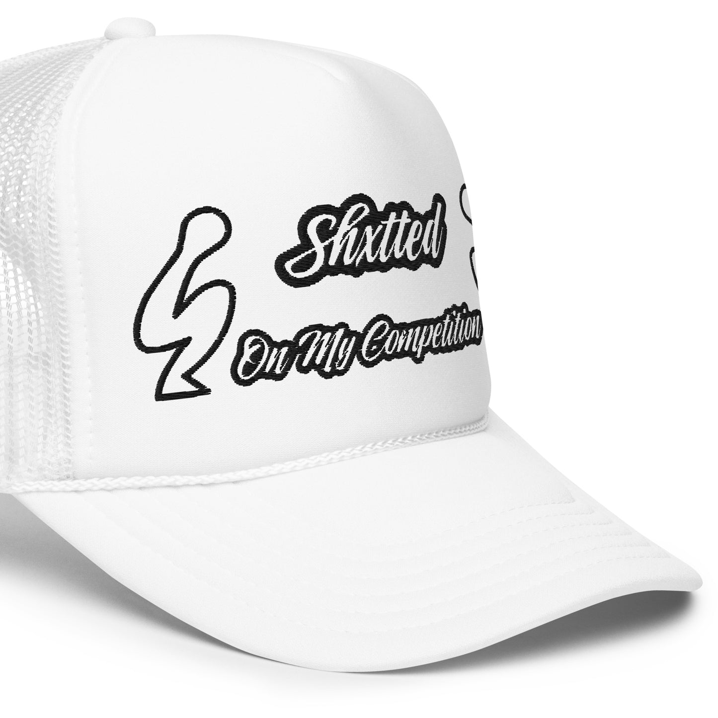 SHXTTED Trucker Hat (Black Logo)